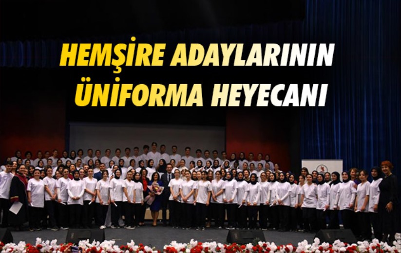 Samsun'da hemşire adaylarının üniforma heyecanı