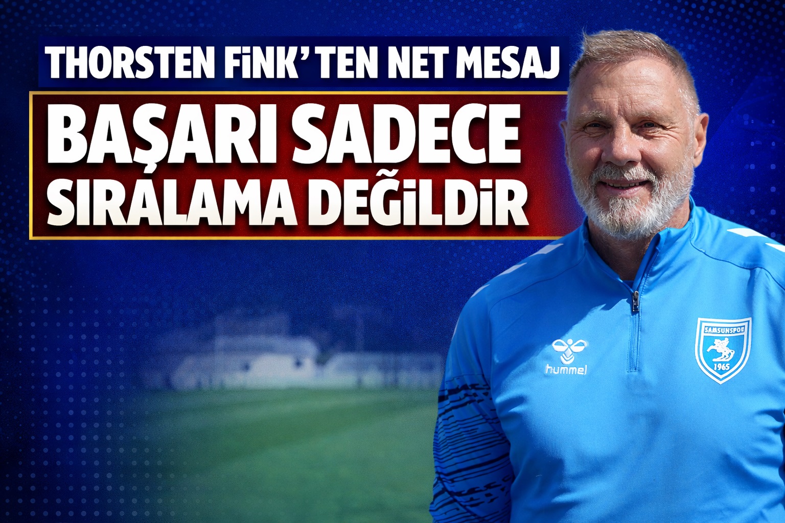 Thorsten Fink: 'Ligi kaçıncı sırada bitireceğimiz, başarısız olduğumuz anlamına gelmez'