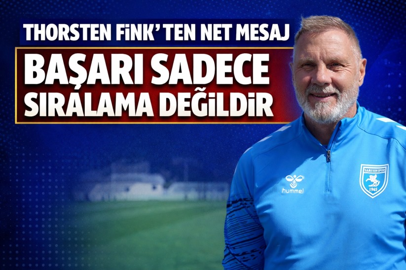 Thorsten Fink: 'Ligi kaçıncı sırada bitireceğimiz, başarısız olduğumuz anlamına gelmez'