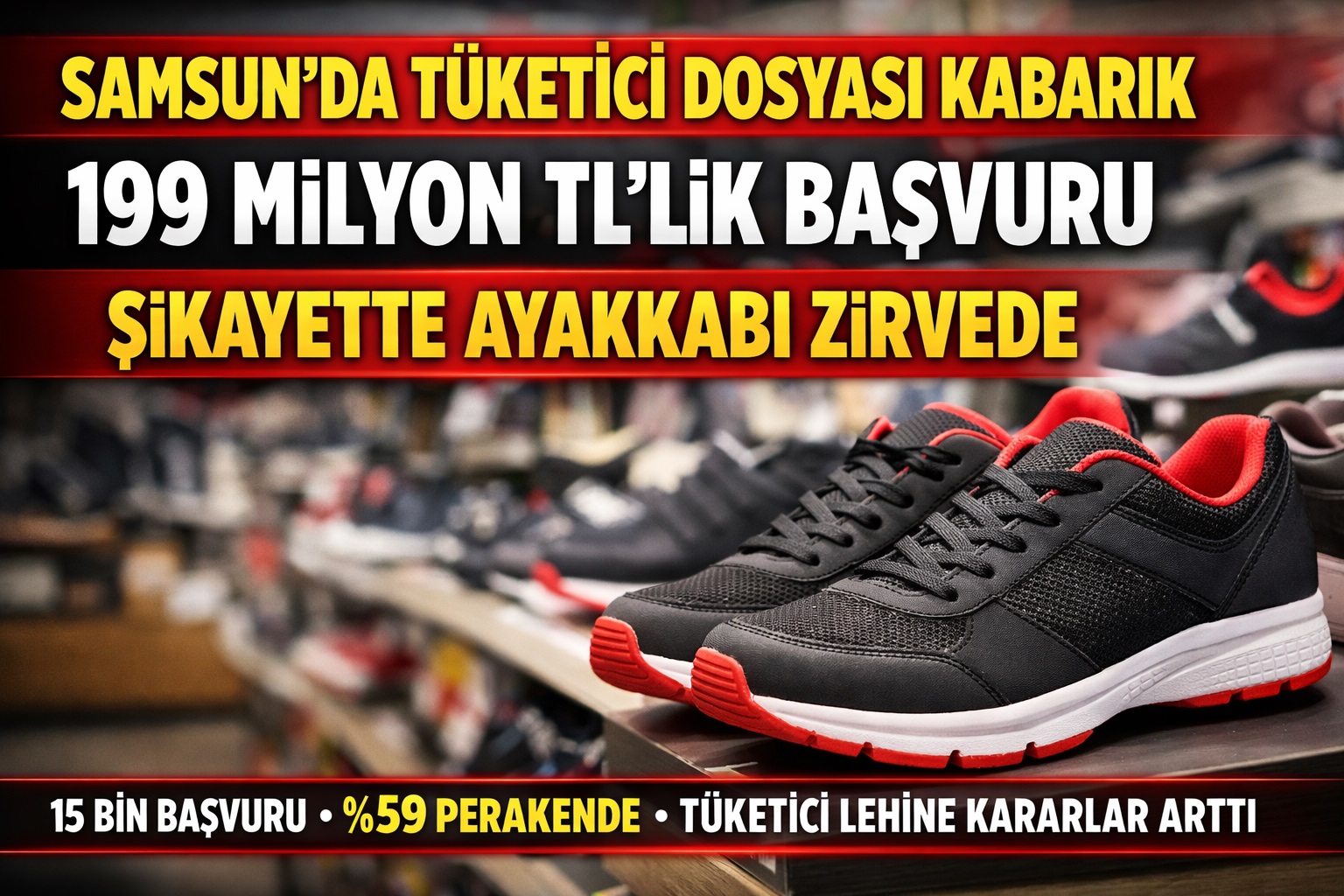 Samsun'da tüketici dosyası kabarık