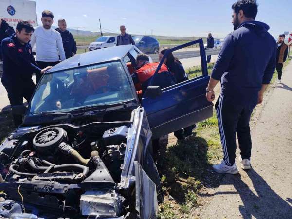 Çorum'da trafik kazası: 1 yaralı