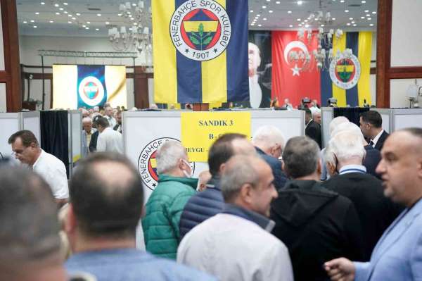 Fenerbahçe Yüksek Divan Kurulu'nda oy verme işlemi başladı
