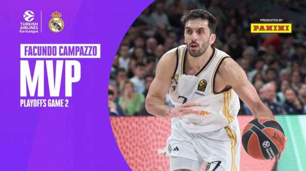 THY Euroleague'de play-off 2. maçların MVP'si Facundo Campazzo