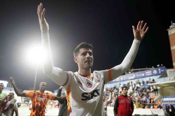 Galatasaray'da galibiyet 3'lüsü Alvaro Morata'dan