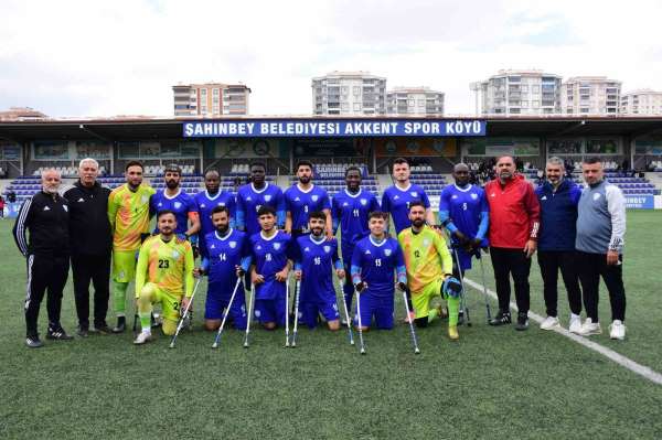 Şahinbey Ampute'den şampiyonluk yolunca önemli galibiyet: 2-1