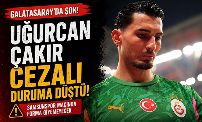 Uğurcan Çakır Samsunspor maçında olmayacak