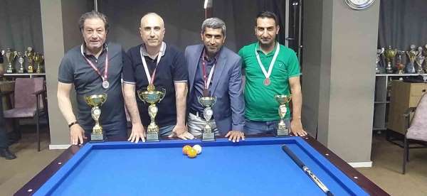 Diyarbakır'da 3 bant bilardo turnuvası düzenlendi