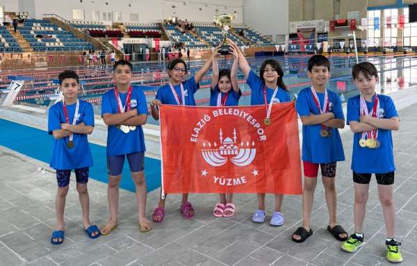 Elazığ Belediyespor Kulübü Yüzme Takımı'ndan önemli başarı