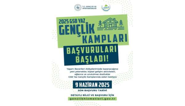 Elazığ'da Yaz Gençlik Kampı başvuruları sürüyor