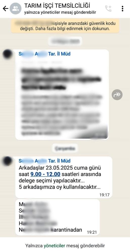 Samsun'da sendika delege seçimleri mahkemeye taşındı