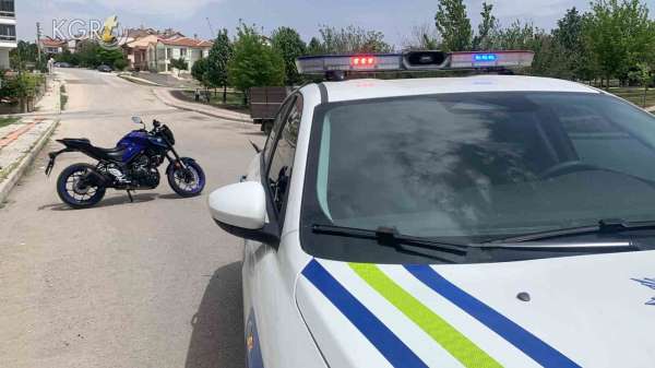 Karaman'da motosiklet kazası: 1 yaralı