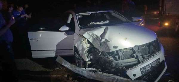 Mardin'de trafik kazası: 1 yaralı