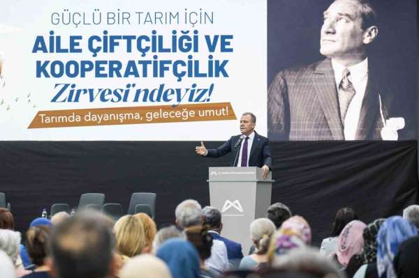 Mersin'de 'Aile Çiftçiliği ve Kooperatifçilik Zirvesi' düzenlendi