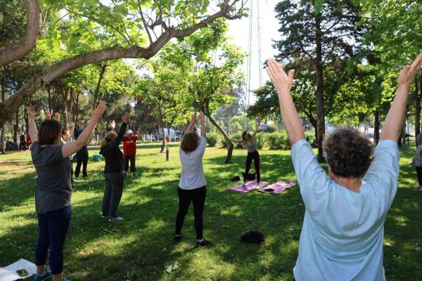 Yunusemre'de açık havada spor etkinliği başladı