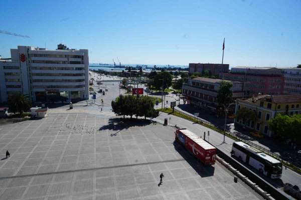 Bayramda Samsun sokaklarında sessizlik hakim