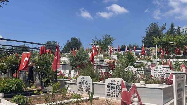 Osmaniye deprem şehitliğinde hüzünlü bayram