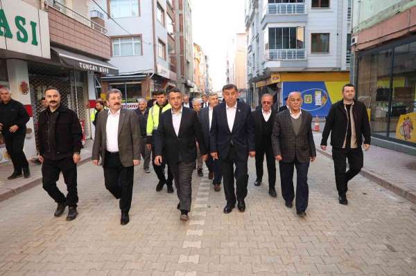 Samsun protokolünden Havza'da bayramlaşma ve sel bölgesinde inceleme