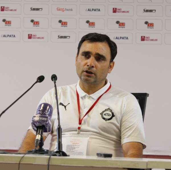 Altay Antrenörü Sabahattin Yenilmez: 'Çok zor bir maç olacağını tahmin ediyorduk