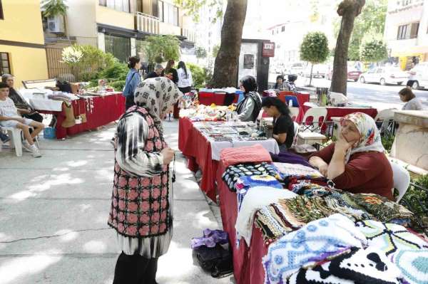 Denizli'de El Emeği Pazarı ile kadınlar aile bütçesine destek olucak