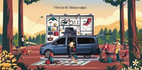 Vito Tourer, 'Vito'ya bi' dünya sığar' sloganı ile teste çıkıyor