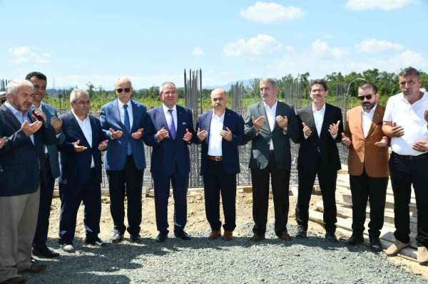 Çarşamba Karma OSB'de temel atma