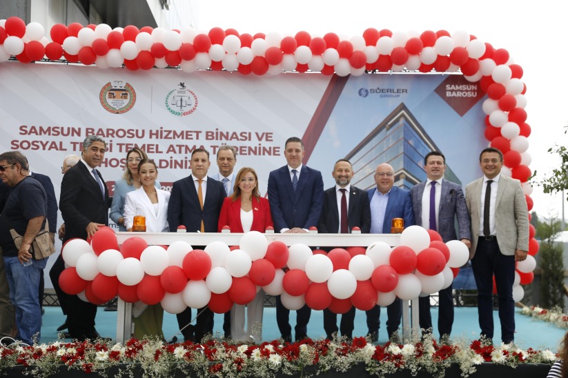 Samsun Barosu yeni hizmet binasının temeli atıldı