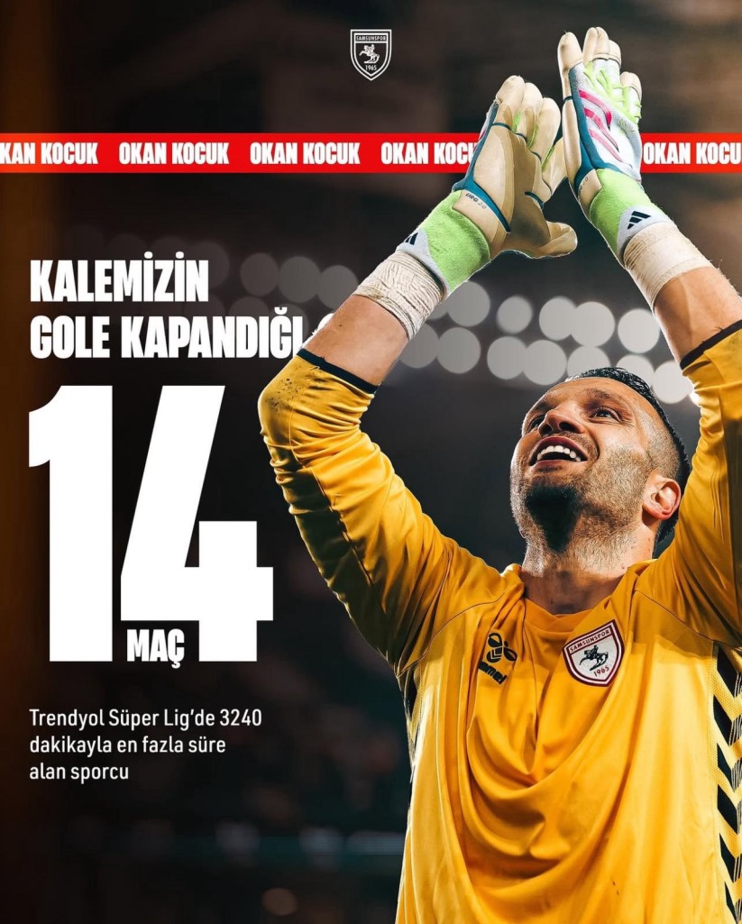 Samsunspor'dan, Okan Kocuk'a doğum günü kutlaması