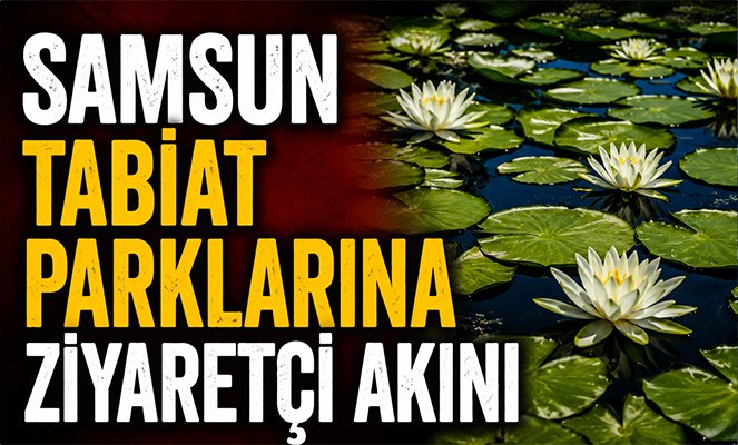 Samsun tabiat parklarına ziyaretçi akını