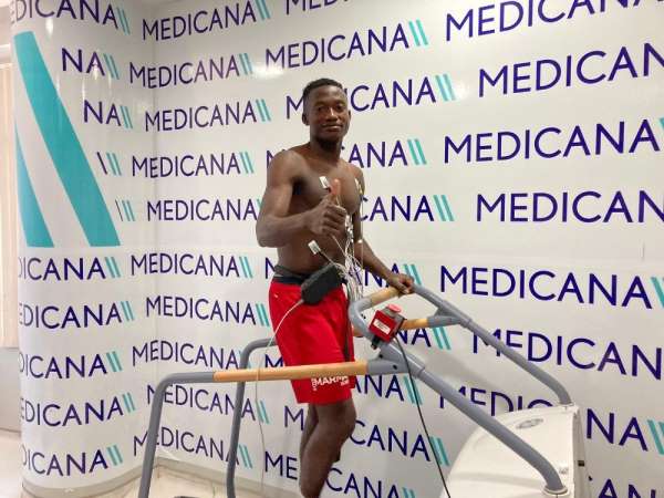 Sivasspor'un yeni transferi Ninga sağlık kontrolünden geçti 