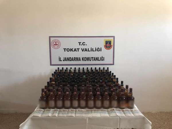 Tokat'ta kaçak içki operasyonu