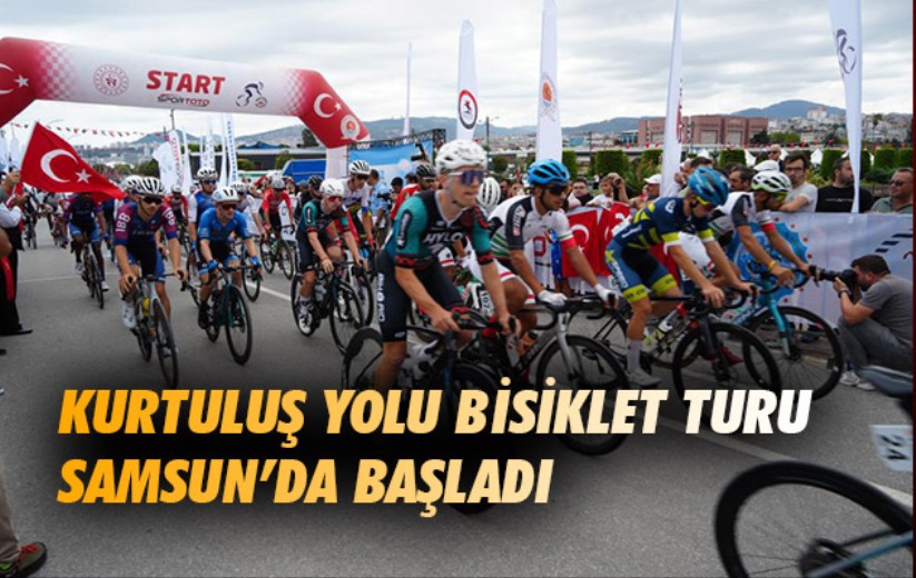 Kurtuluş Yolu Bisiklet Turu Samsun'da başladı