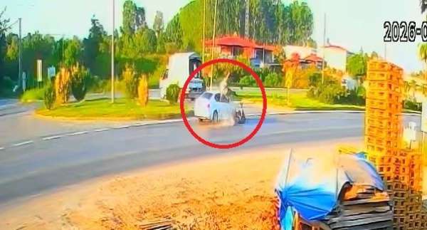 Bisikletli genç kızın öldüğü kaza kamerada