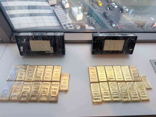 Dinamikpay operasyonunda 25,5 kilo altın ele geçirildi