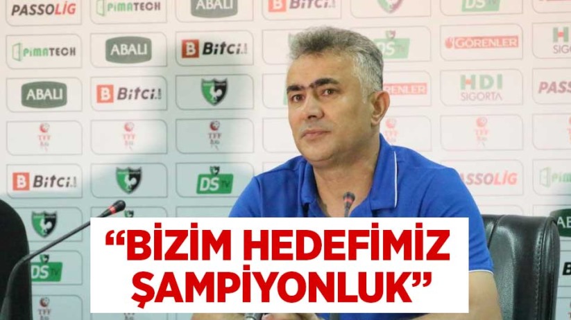 Mehmet Altıparmak: 'Bizim hedefimiz şampiyonluk'