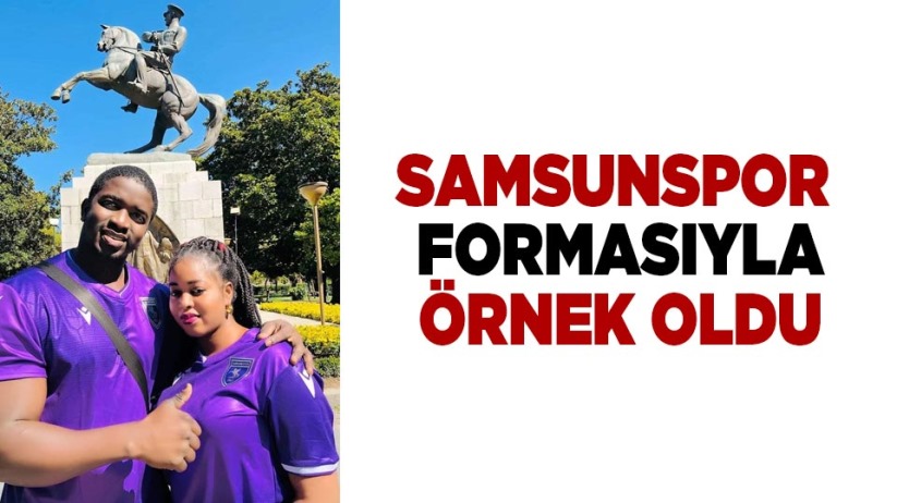 Samsunspor formasıyla örnek oldu