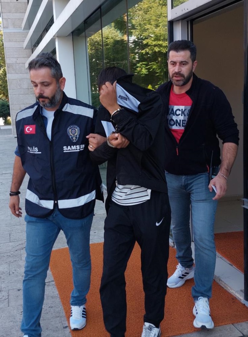 Samsun'da kamyonet kurşunlamaya tutuklama