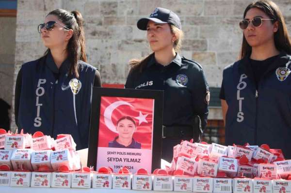 Bolu polisi, şehit meslektaşları Şeyda Yılmaz'ı unutmadı