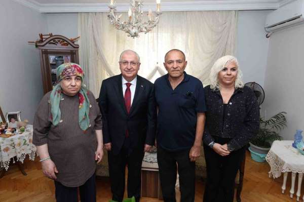 Bakan Güler, şehit Alaattin Buluç'un ailesini ziyaret etti