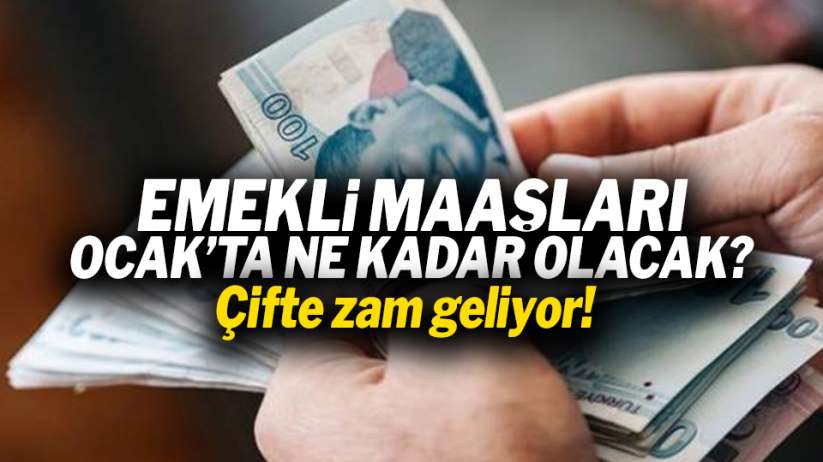 Emekli maaşları Ocak'ta ne kadar olacak?