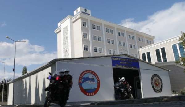 Motosikletli ve Bisikletli Polis Timler Büro Amirliği yeni yerinde 