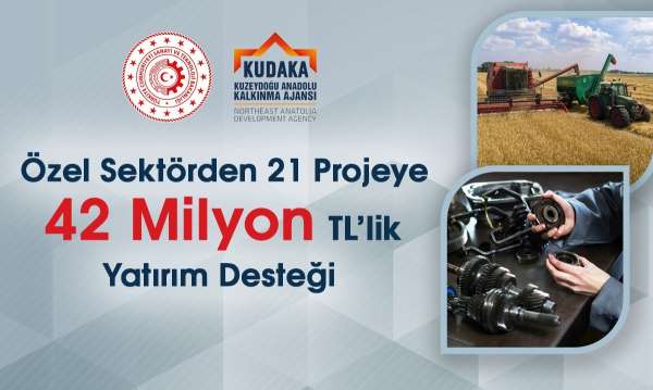 KUDAKA'dan özel sektöre 42 milyon TL yatırım desteği