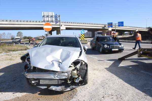 Sinop'ta trafik kazası: 1 yaralı