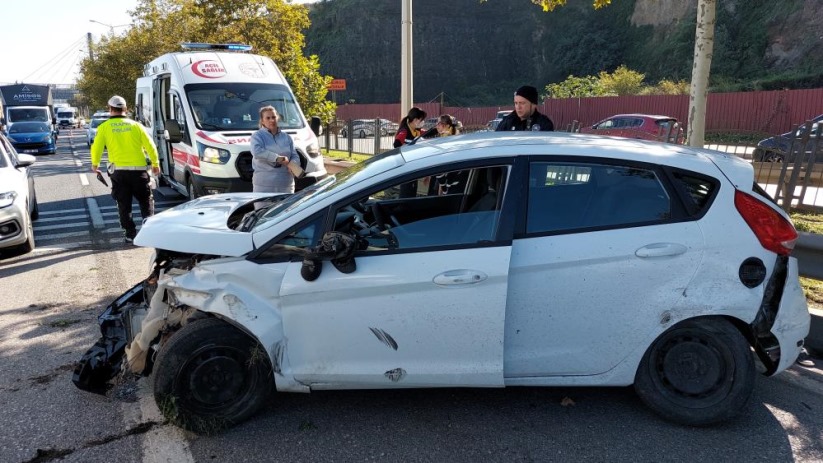 Samsun'da trafik kazası: 3 yaralı