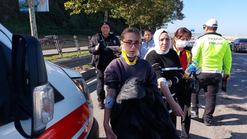 Samsun'da trafik kazası: 3 yaralı