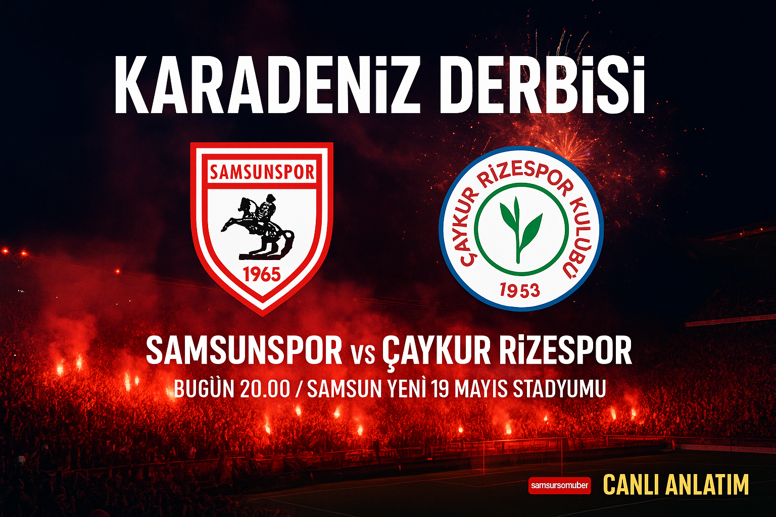  Samsunspor, Çaykur Rizespor'u Konuk Ediyor: Karadeniz Derbisinde Hedef Üç Puan!
