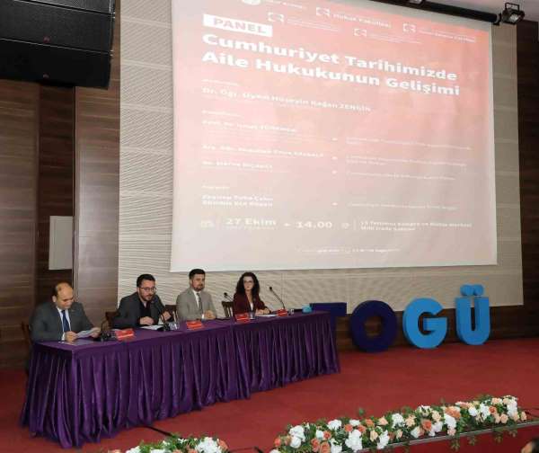 TOGÜ'de Cumhuriyetin 102'nci yılında 'aile hukukunun dönüşümü' konuşuldu