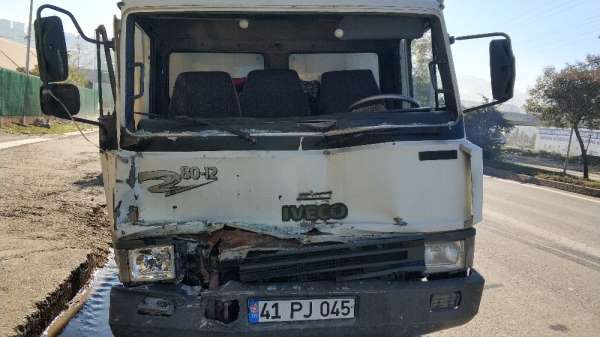 Samsun'da 3 kamyonun karıştığı zincirleme kaza: 2 yaralı 