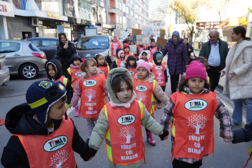 Samsun'da erozyonla mücadele yürüyüşü