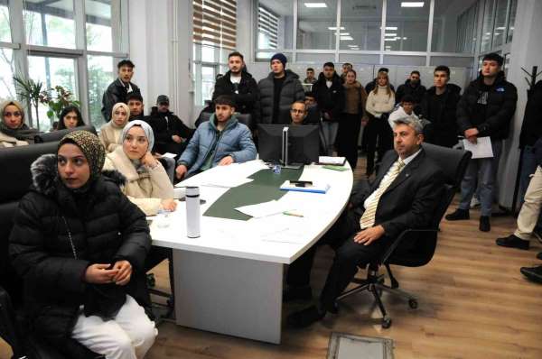 Dumlupınar Üniversitesi öğrencilerinden Orman Bölge Müdürlüğü'ne teknik gezi