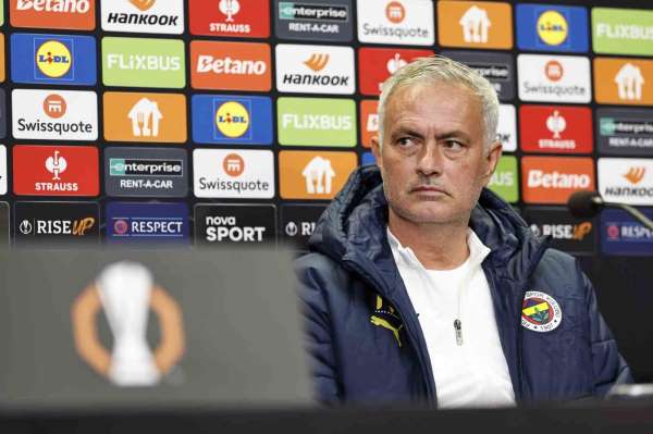 Mourinho: 'Yarın iyi bir maç olması için her koşul var'